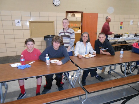  Outdoor Advantage students, staff, and guests celebrate Fall Reward Day